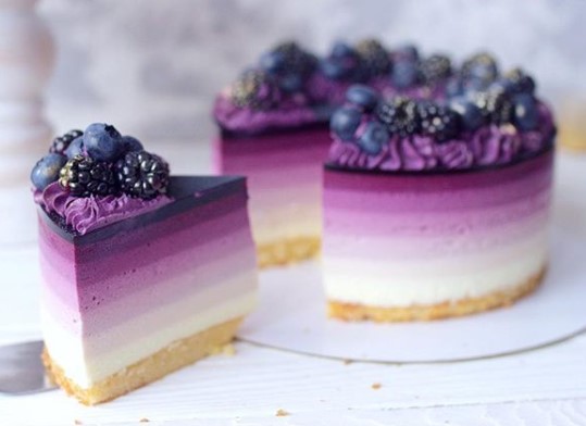 [nezabudka_cake] Ягодный Торт - Фиолетовый Градиен_0.jpg